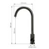 Pure.Sink Elite Steel Stream kitchen faucet PVD Gun metal PS8044-61